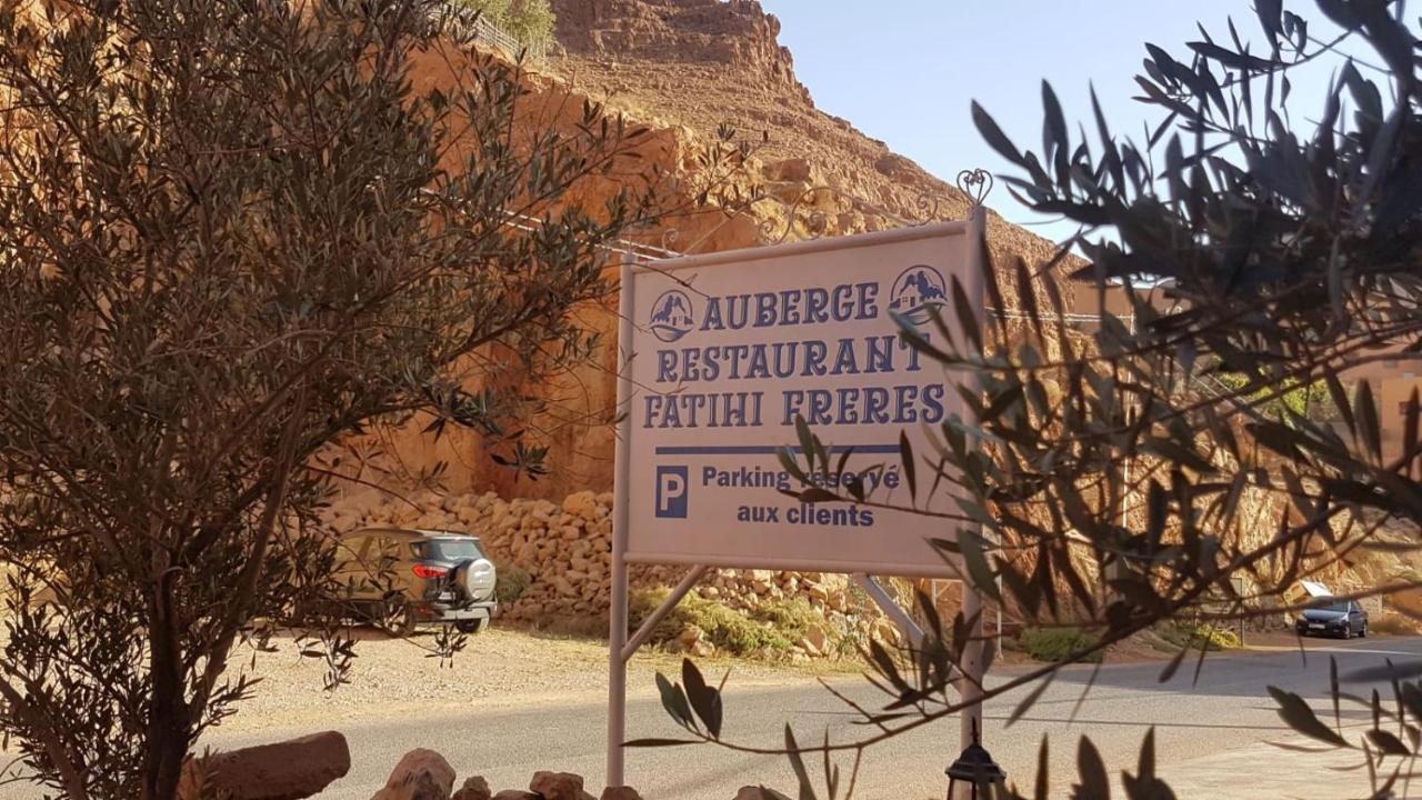 Auberge Restaurant Fatihi Freres Tinghir Eksteriør bilde